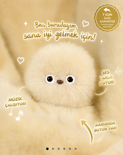 Haraketli Pufi Şirin Peluş Çanta Arkadaşı